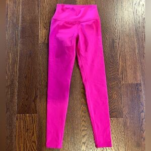 ALO Yoga Airbrush High Waist Full Length Bright Pink Leggings XS